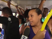 Amarelinhos: passageiros reclamam das condies do transporte complementar
