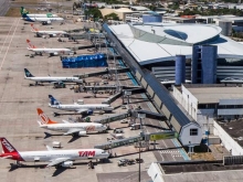 Tr�fego de passageiros no trimestre refor�a ciclo de rea��o da avia��o